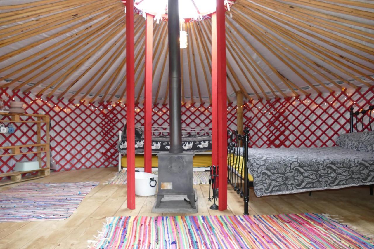 Alder Yurt Wych Elm Glamping Helston Exterior photo
